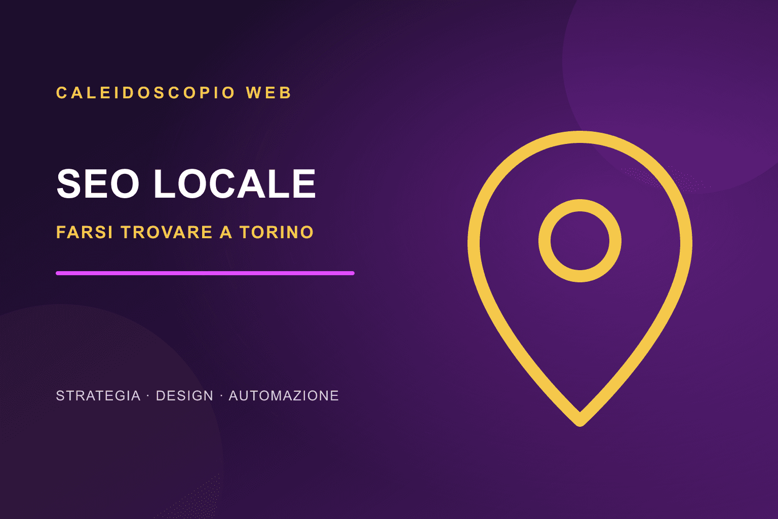 SEO locale a Torino e in Piemonte: guida pratica per farsi trovare